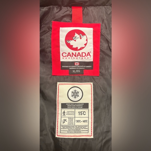 NWT $300 Canada Weather Gear Women’s XL Black Long Puffer Jacket Faux Fur Hood - Picture 8 of 16